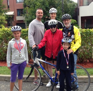 4 générations à vélo